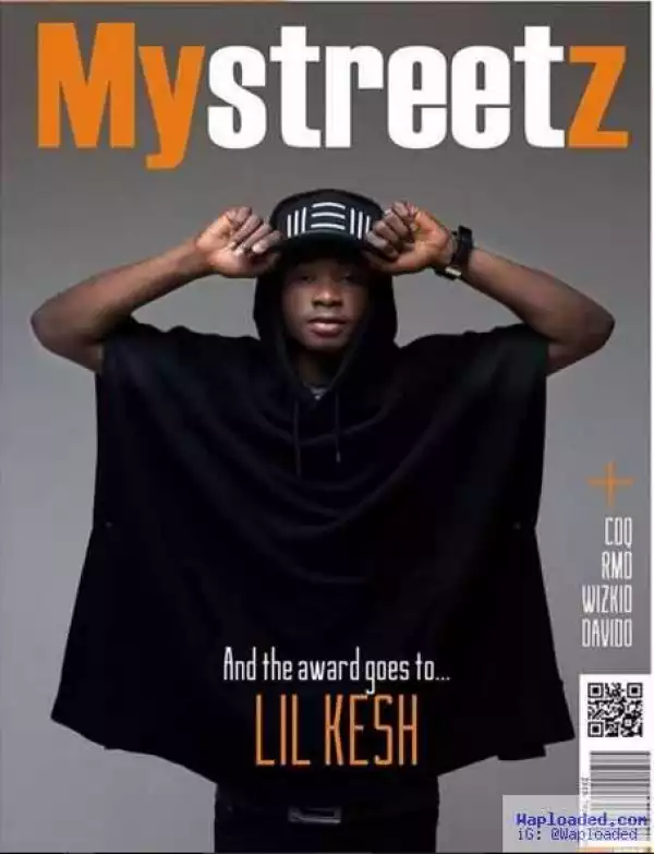 Lil Kesh Covers MyStreetz Magazine